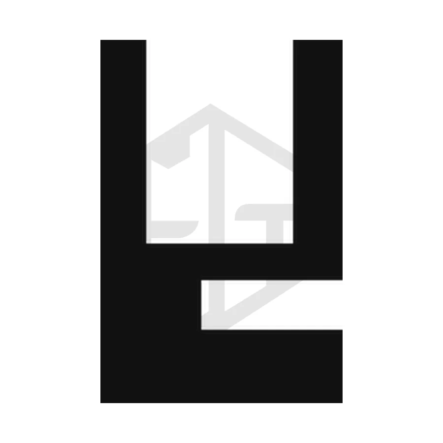 Sección del perfil AL 150, lateral de hoja