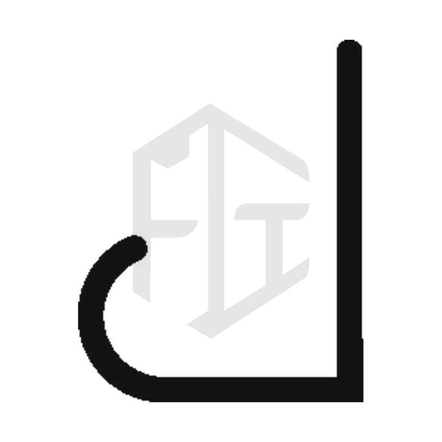 Sección del perfil AL 190, gotero