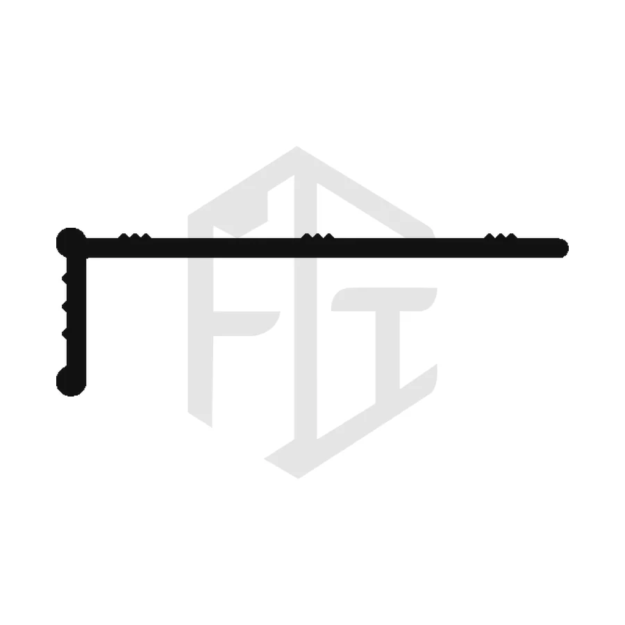 Sección del perfil AL 192, contramarco 45mm